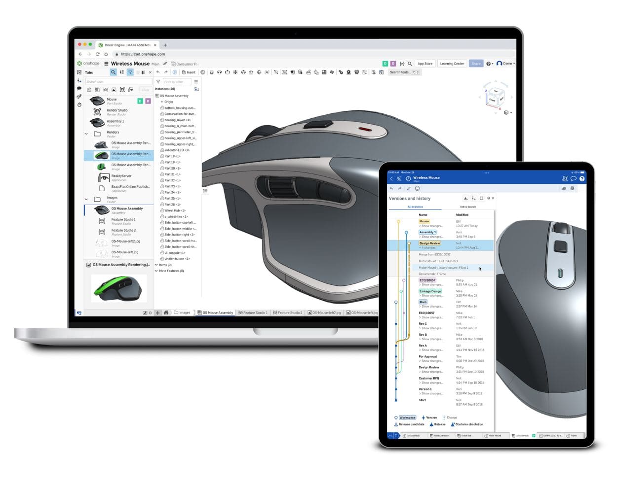 OnCAD - Onshape MockUp_Mouse