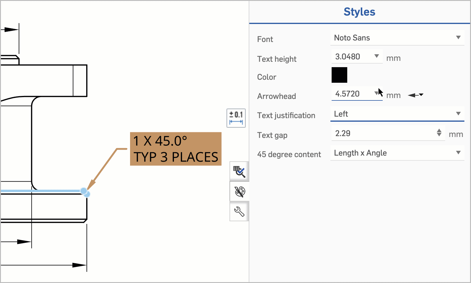 onshape zeichnung fase onshape zeichnung fase textausrichtung
