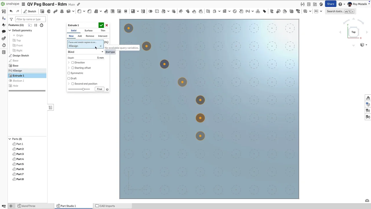 Query-Variablen Onshape